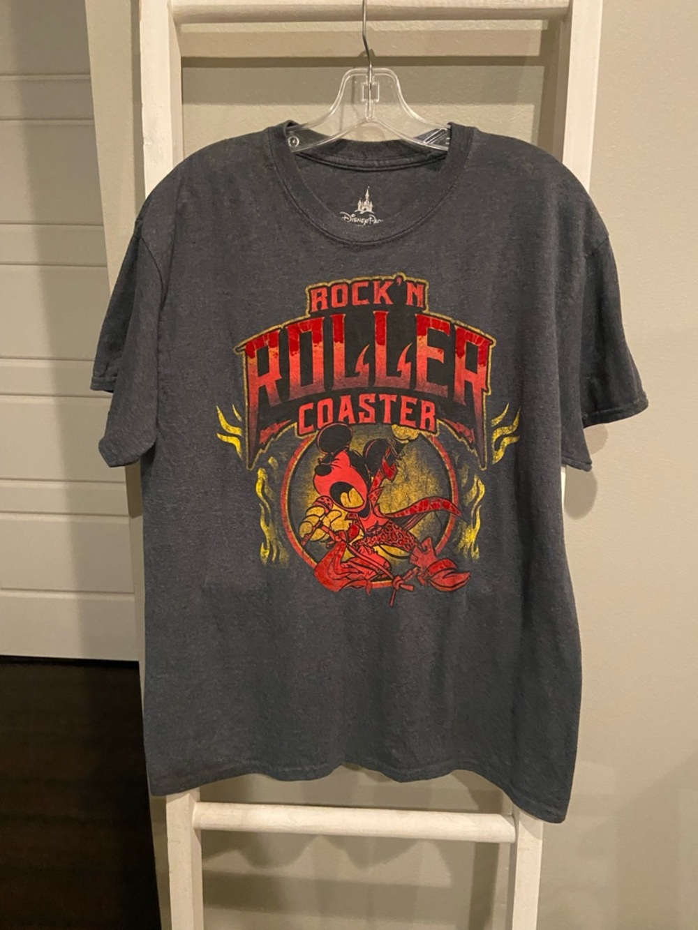 Disney Parks Rock 'N Roller Coaster Graphic Tee - Grey